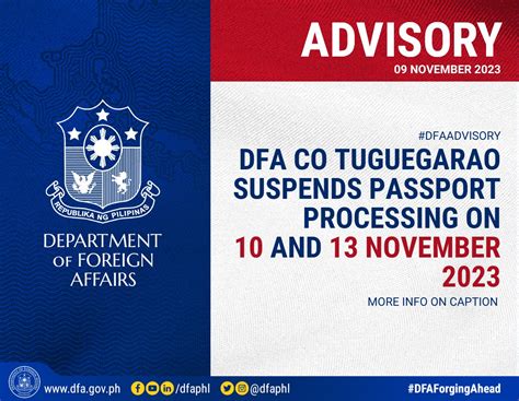 dfa tuguegarao|CO Tuguegarao Passport Releasing Advisory .